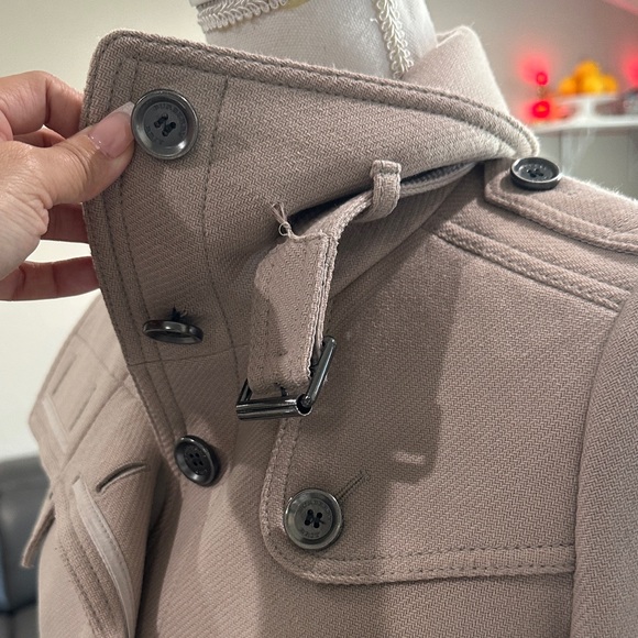 Burberry Taupe Belted Trench Coat - Picture 5 of 11